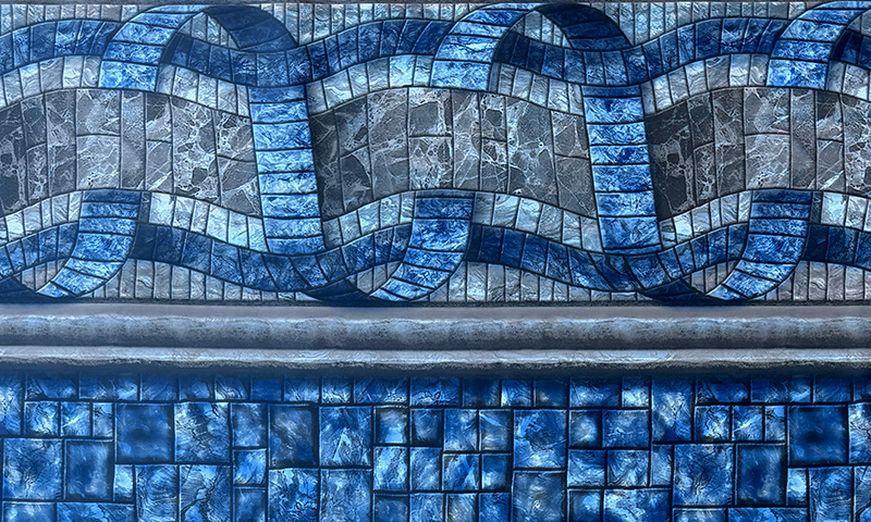 Doughboy Grotto pool liner pattern